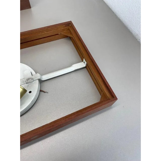 Set of 2 Large Teak Wall Light Panel Elements, Germany, 1950s For Sale - Image 18 of 18