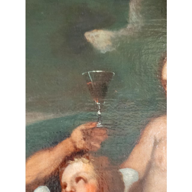 18th Century Baroque Old Master Painting of Bacchus Grotto Scene Attributed to Petr Brandl For Sale - Image 12 of 18