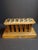 Early 19th Century Ultra Rare Antique 18th C Heavy Brass 12 Tube Candle Mold Primitive Corks 5x10 For Sale - Image 5 of 16