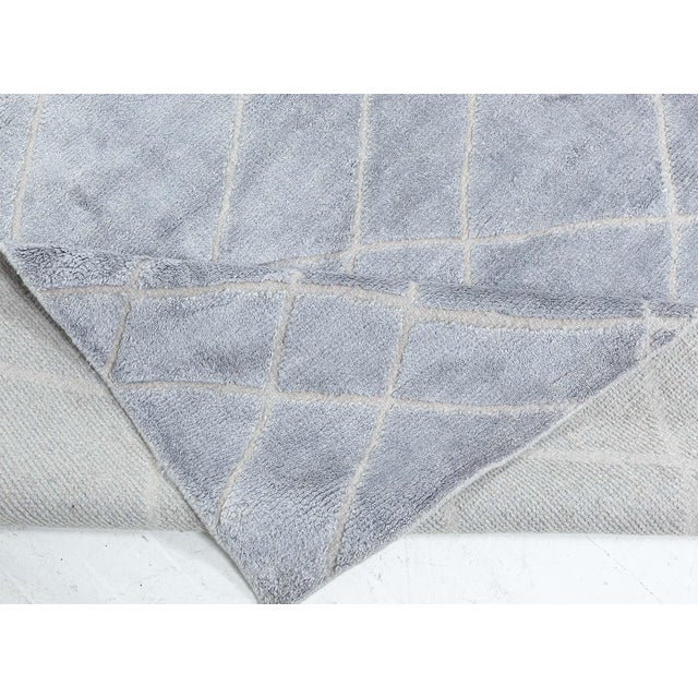 Early 21st Century Contemporary High and Low Gray Rug by Doris Leslie Blau For Sale - Image 5 of 7