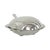 Metal Vintage Blue Glass Queen Anne Scallop Shell Butter Dish, 1960s For Sale - Image 7 of 13