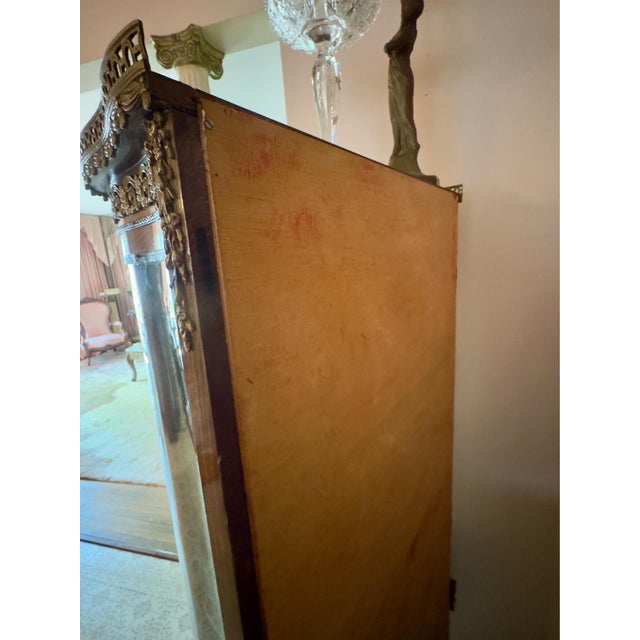 Antique French Louis XV Style Vernis Martin Vitrine Cabinet For Sale - Image 9 of 15