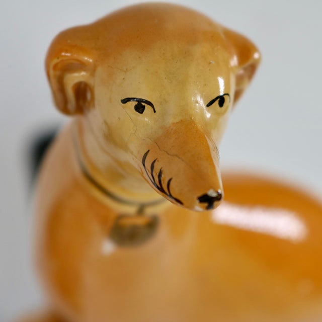 Early 20th Century Italian Whippet/ Greyhound Dog Bookends Attributed to Borghese - A Pair For Sale - Image 11 of 16