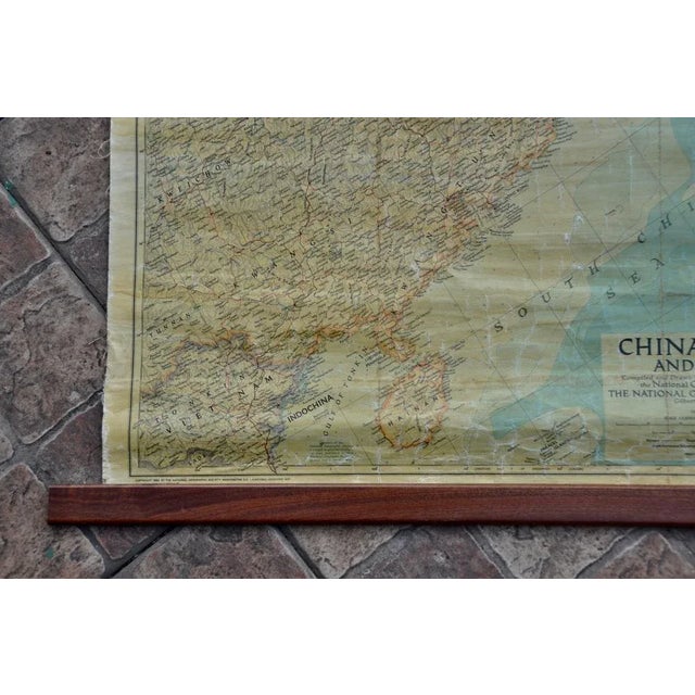 Vintage Korea and China Map, 1953 For Sale - Image 4 of 11