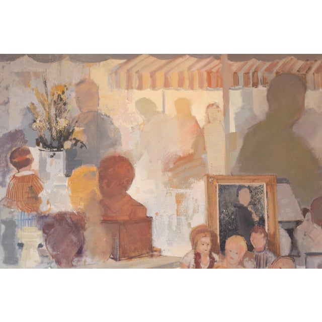Julio Garcia Iglesias, Market, 1993, Oil on Canvas, Framed For Sale - Image 3 of 14