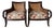Palecek Coastal Organic Rattan & Cane Lounge Armchairs With Leather-Wrapped Details – Pair For Sale