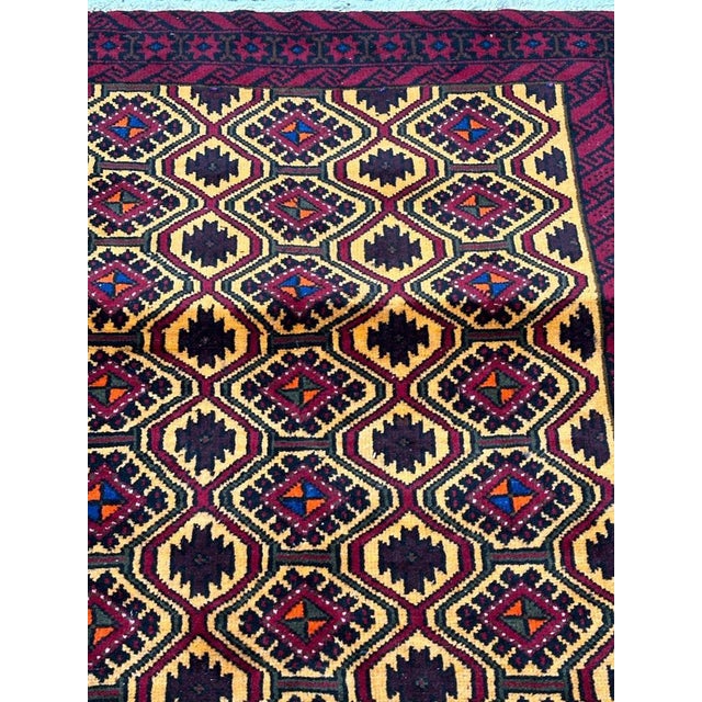 Vintage Turkmen Baluch Rug, 1980s For Sale - Image 16 of 18