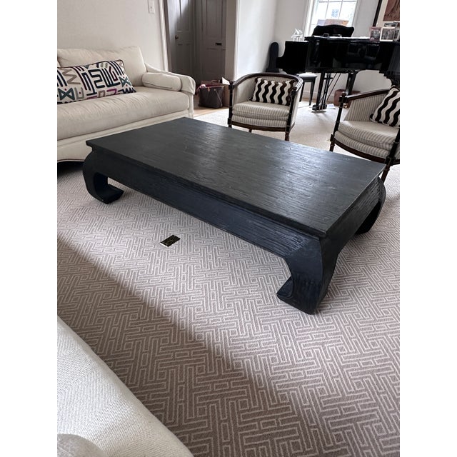 Reclaimed Wood Oversized Opium Coffee Table For Sale - Image 4 of 10