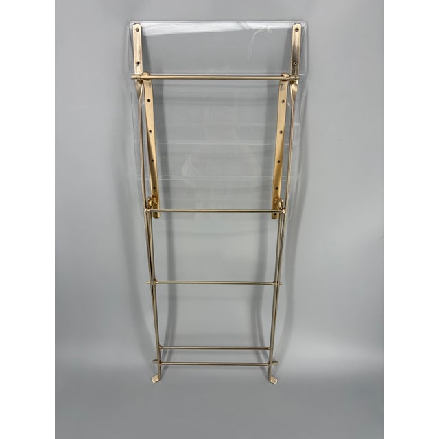 Hollywood Regency Folding Chair by Yonel Lebovici and Bernard Berthet for Marais International, France, 1973 For Sale - Image 10 of 14