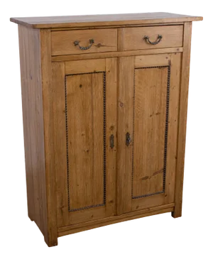 Antique Waxed Stripped Pine Cabinet, Late 19th Century