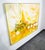 Mid Century Modern Painting Art Abstract Expressionist Lee Reynolds Yellow White For Sale - Image 10 of 10