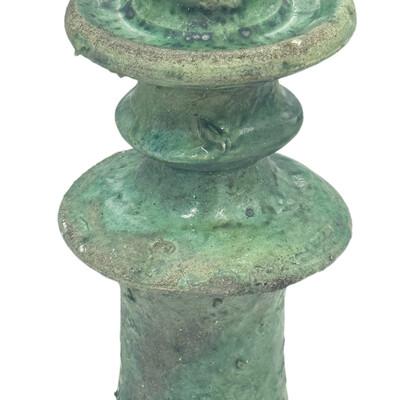 Moroccan Moroccan Tamegroute Glazed Candlestick Holder For Sale - Image 3 of 5