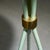 Sage Green Lacquered Floor Lamp with Brass Details from Stilnovo, Italy, 1955 For Sale - Image 6 of 12