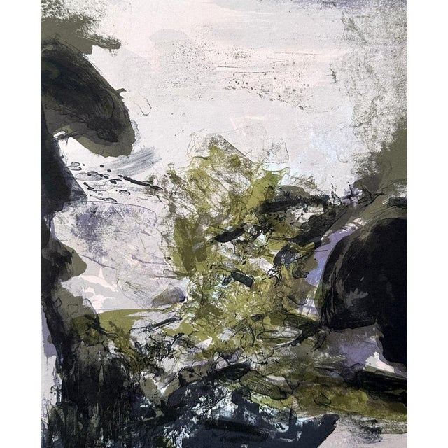 Zao Wou Ki, Abstract Landscape, 1971, Original Lithograph For Sale - Image 6 of 6