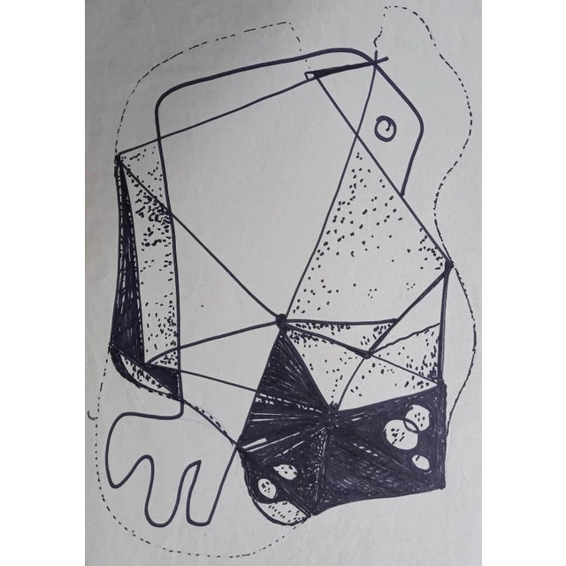 Ferdinando Meccani (1937 - 2018), work on paper, 1969. In the late 1960s, Ferdinando created several works of art using...