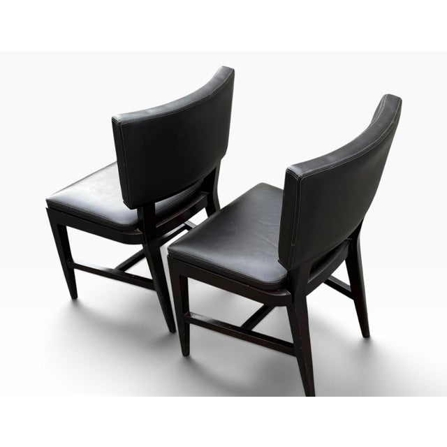 Modern Set of 4, Christian Liaigre "Harry" Dining Chairs, 2010s For Sale - Image 3 of 9