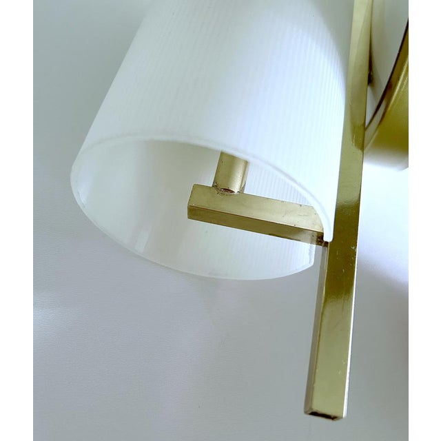 Vintage Glass Sconce from Hillebrand Leuchten, 1950s For Sale - Image 14 of 15
