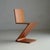 Vintage Zig Zag Chair by Gerrit Thomas Rietveld for Cassina, 1990s For Sale - Image 12 of 18