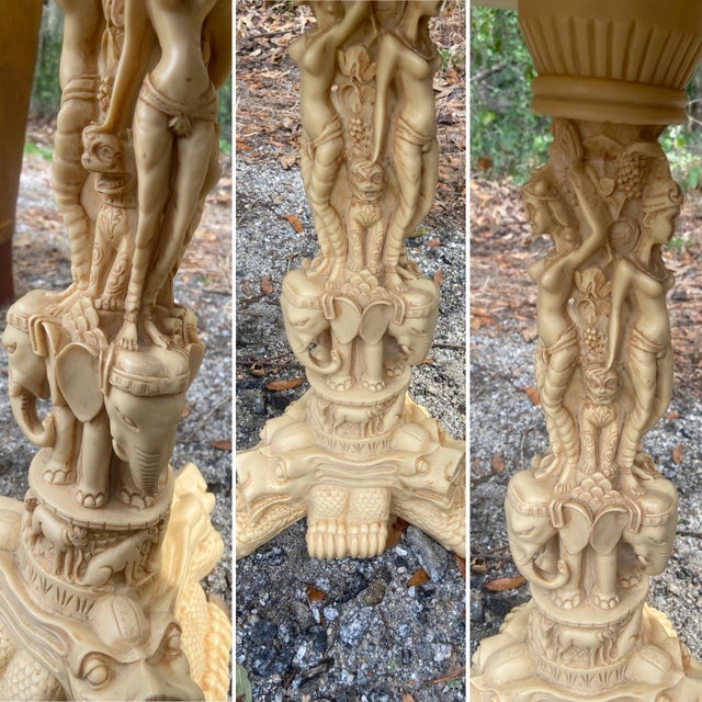 Mid Century Italian Hand Carved Celluloid Table For Sale - Image 4 of 12