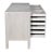 NOIR Conrad 9 Drawer Dresser, White Wash For Sale - Image 9 of 11