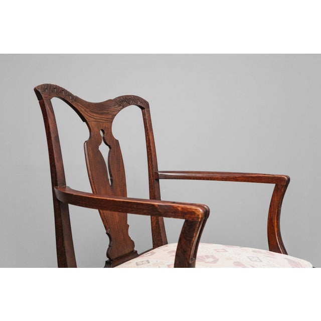 Art Nouveau Chairs, Set of 7 For Sale - Image 12 of 18
