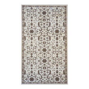 Afghan Wool Sultanabad Masters 6X10 Ivory and Brown Area Handmade Area Rug #1143397