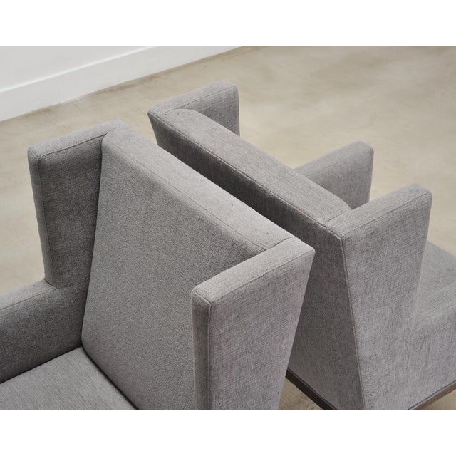 Set of Eight Bernhardt "Linea" Cerused Ash Dining Chairs For Sale - Image 13 of 18
