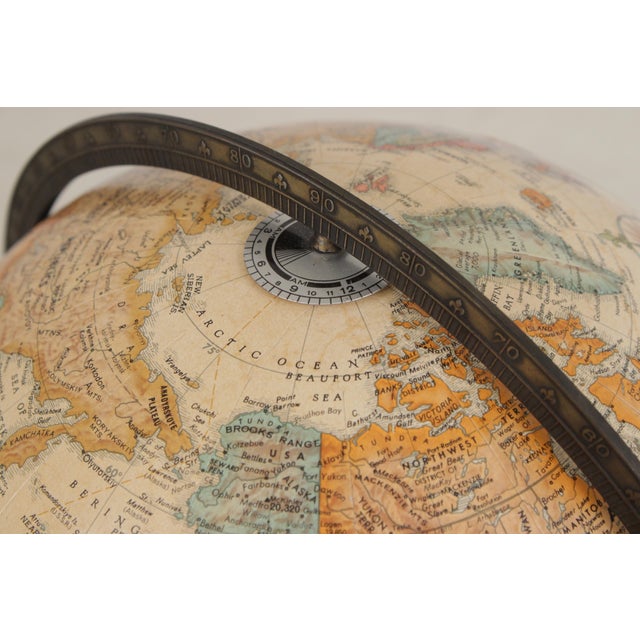 Brandt Replogle Globe/Mahogany Stand For Sale - Image 11 of 17