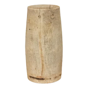 Tribal Wooden Antique Pot-Dahmi