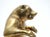 Metal Vintage Standing Brass Bear Figurine For Sale - Image 7 of 9