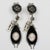 1980s John Galliano Victorian Style Cameo and Black Enamel Clip Earrings For Sale - Image 5 of 8