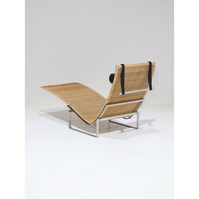Mid-Century Modern PK24 Lounge Chair in Rattan by Poul Kjaerholm for Fritz Hansen, 1988 For Sale - Image 3 of 14