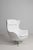 20th Century Czech Kelo Swivel Armchair White Cream For Sale - Image 15 of 15