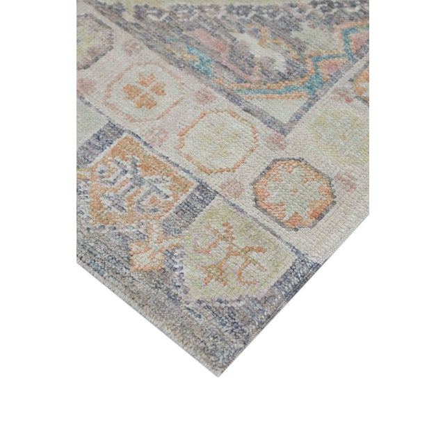Modern Turkish Oushak Rug 3'1" x 6'7" For Sale In Houston - Image 6 of 10