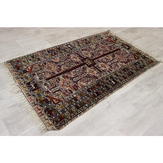 Vintage Nomadic Afghan Beloch Sumakh Kilim Rug, 1940s For Sale - Image 3 of 18