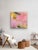 This abstract oil on canvas by Michelle Heimann celebrates color, movement, and quiet joy. Soft blush and rose pinks form...
