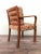 1930s Chair with Curved Beech Wood Armrests, 1930s For Sale - Image 5 of 8