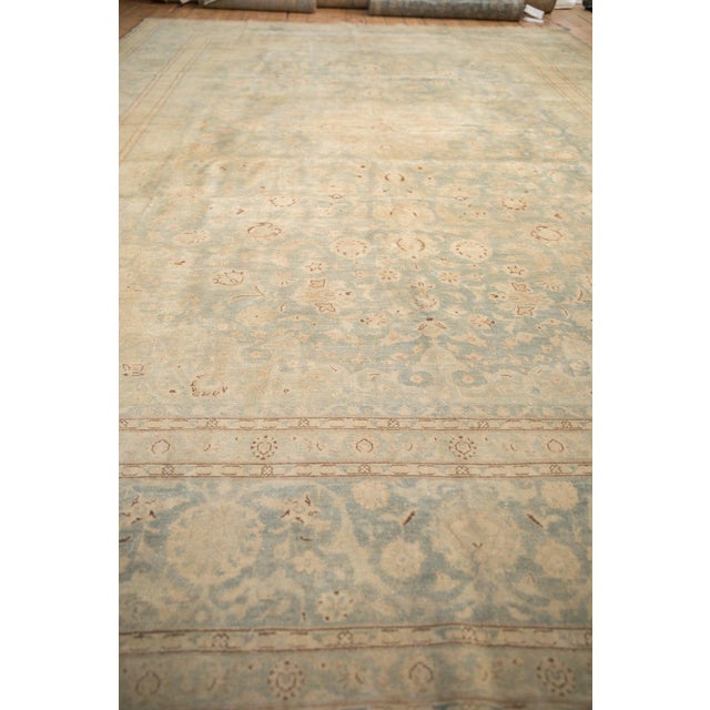 1950s Vintage Distressed Kashan Carpet - 9'7" x 13'8" For Sale - Image 5 of 9