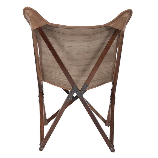 2020s Leather Sling Chair For Sale - Image 5 of 11
