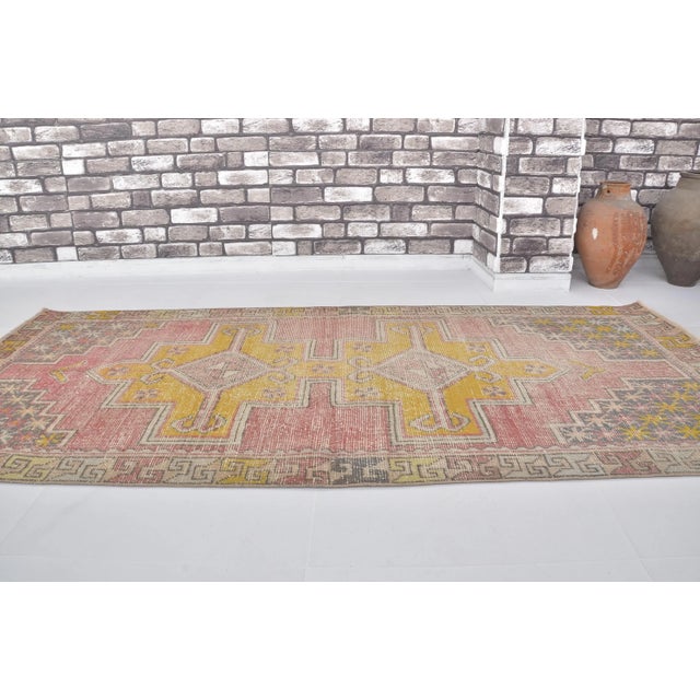 1960s 1960s Oushak Handmade Wool Unique Carpet For Sale - Image 5 of 11