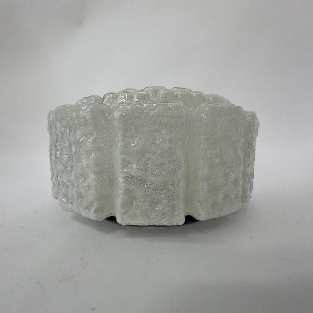 Dimensions: 31cm Diameter , 18cm height Condition: Good Material: Glass , Metal Manufacturer: Limburg Glashütte Origin:...