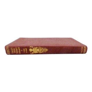 Antique 1900s Leather Tales From Shakespeare Book For Sale