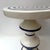 Contemporary Pair of Blue and White Ceramic Stripe Side Tables. Italy For Sale - Image 9 of 12