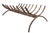 Mid 20th Century Wrought Iron Fireplace Grate Log Basket For Sale In New York - Image 6 of 7