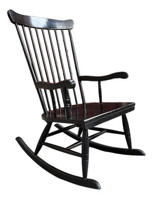 Scandinavian Rocking Chair in Wood
