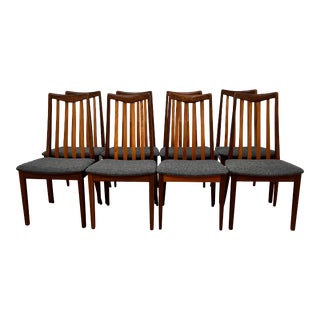 1970s Mid-Century Dining Chairs by Leslie Dandy for G Plan- Set of 8 For Sale