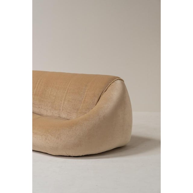 Textile 3-Seater Sofa from Cèzamè Paris, France, 1970s For Sale - Image 7 of 15