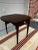 Diminutive Mahogany Hepplewhite Drop Leaf Pembroke Table With a Drawer, Pennsylvania, Circa 1800 For Sale - Image 9 of 13