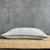 Otis Belgian Linen Lumbar in Greige 15 X 25 With Down Insert For Sale In Los Angeles - Image 6 of 6