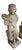 English Vintage Weathered Cast Stone "Country Life" Allegorical Girl Garden Statue For Sale - Image 3 of 5